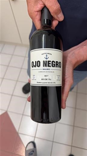 Mendoza Non specificato Dieter Meier Ojo Negro 2017