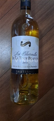 Бордо Сотерн La Tour Blanche Les Charmilles 2013