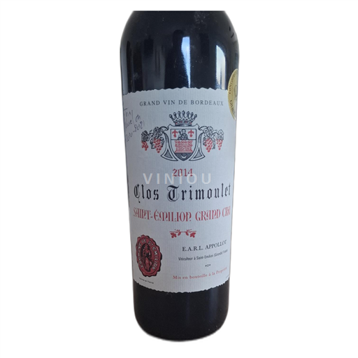 Bordeaux Saint-Émilion Grand Cru Clos Trimoulet 2014