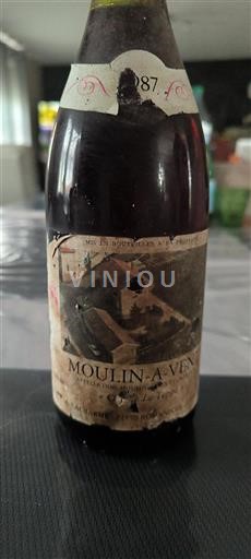 Beaujolais Moulin-à-vent Clos de la Terre 1987
