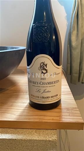 Burgundi Gevrey-Chambertin Domaine Gérard Seguin La Justice 2023