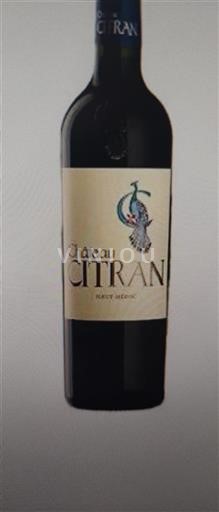 Bordeaux Haut-Médoc Chateau Citran Neročník