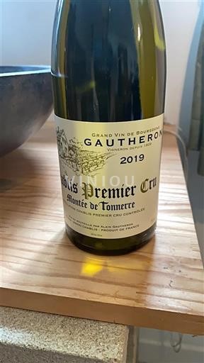 Bourgondië Chablis Premier Cru Gautheron Mont%c3%a9e de Tonnerre 2019