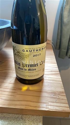 Bourgondië Chablis Premier Cru Gautheron Mont de Milieu 2017