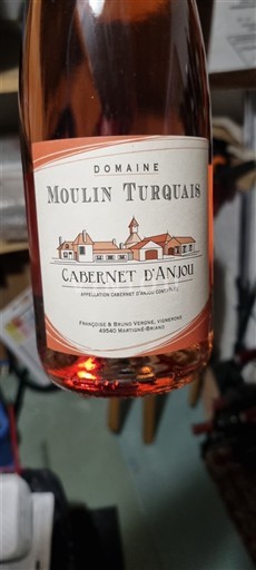 Údolí Loiry Cabernet d'Anjou Moulin Turquais 2023
