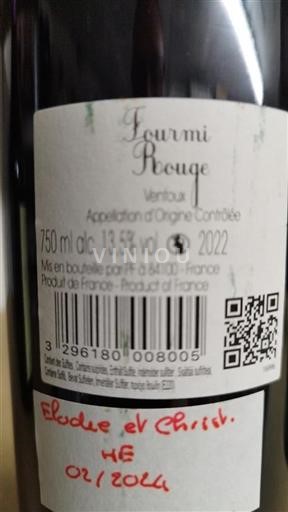 Rona dolina Ventoux Fourmi Rouge 2022