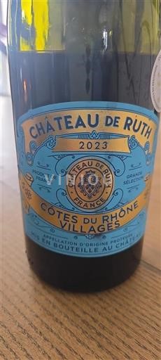Thung lũng Rhône Côtes-du-rhône-villages Château Rûth Grande Sélection 2023