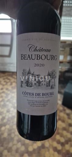 Bordeaux Côtes-de-bourg Château Beaubourg 2020