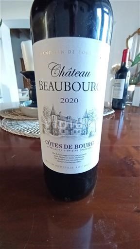 Bordeaux Côtes-de-bourg Château Beaubourg 2020