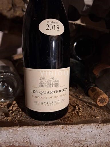 Loirevallei Saint-Nicolas-De-Bourgueil Amirault Les Quarterons 2018