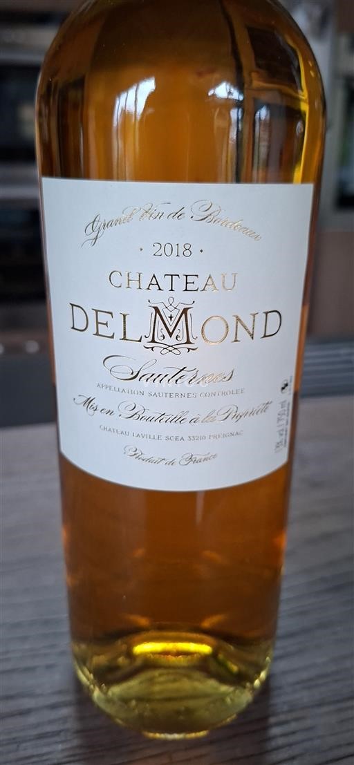 Bordeaux Sauternes Château Delmond 2018