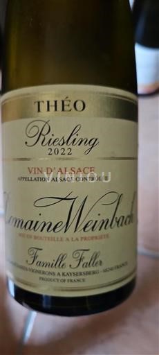 Alsace Domaine Weinbach Théo 2022