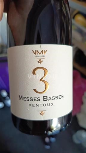 Vallée du Rhône Ventoux VMV 3 Messes Basses Non Millésimé