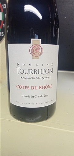 Rhônen laakso Côtes-du-rhône Domaine Tourbillon du Grand-Père 2022