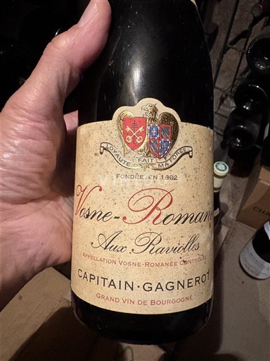 Borgonha Vosne-romanée Capitain-Gagnerot Aux Raviolles 2019