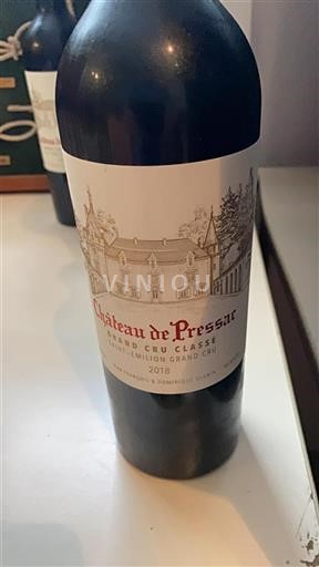 Bordeaux Saint-Émilion Grand Cru Classé Pressac 2018