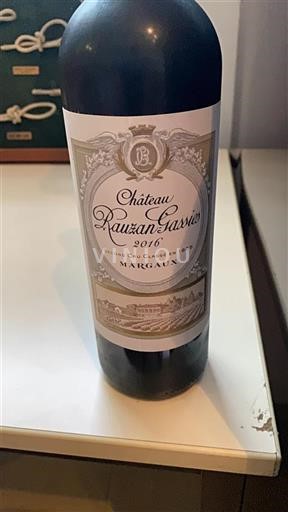 Bordeaux Margaux Grand Cru Rauzan-Gassies 2016