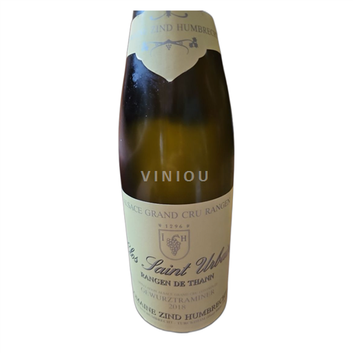 Alsazia Gewürztraminer Grand Cru Domaine Zind Humbrecht Clos Saint Urbain 2018