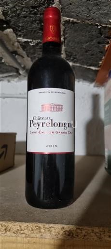Bordéus Saint-Émilion Grand Cru Grand Cru Château Peyrelongue 2015