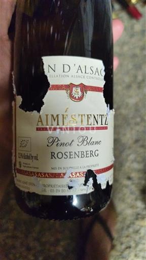 Alsazia Grand Cru Aimé Stentz Rosenberg 2023
