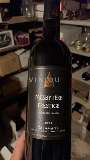 Rosellón Côtes del Roussillon Villages Les Vignerons de Caramany Presbytère Prestige 2021
