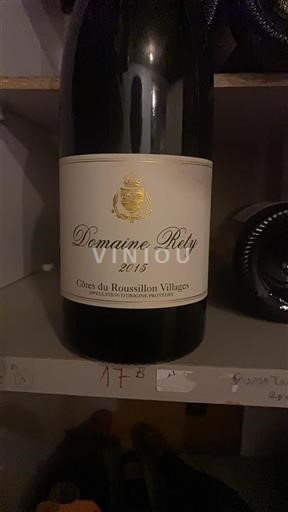 Rosellón Côtes del Roussillon Villages Domaine Rety 2015