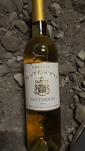 Bordeaux Sauternes Château Haut Coustet 2022