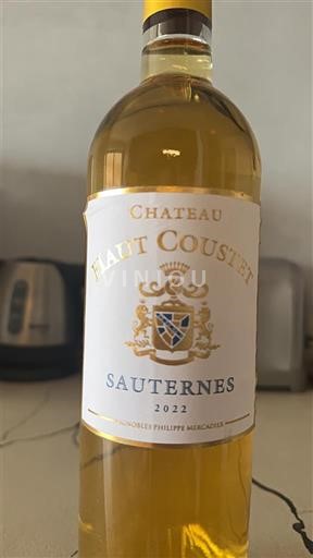 Bordeaux Sauternes Château Haut Coustet 2022