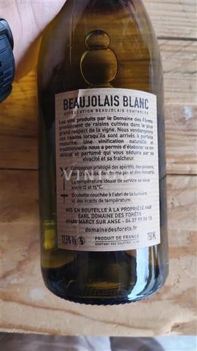 Beaujolais Domaine Des Forêts Ei vuosikertaa