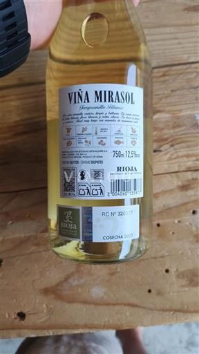 La Rioja Rioja Viña Mirasol Tempranillo Blanco 2023
