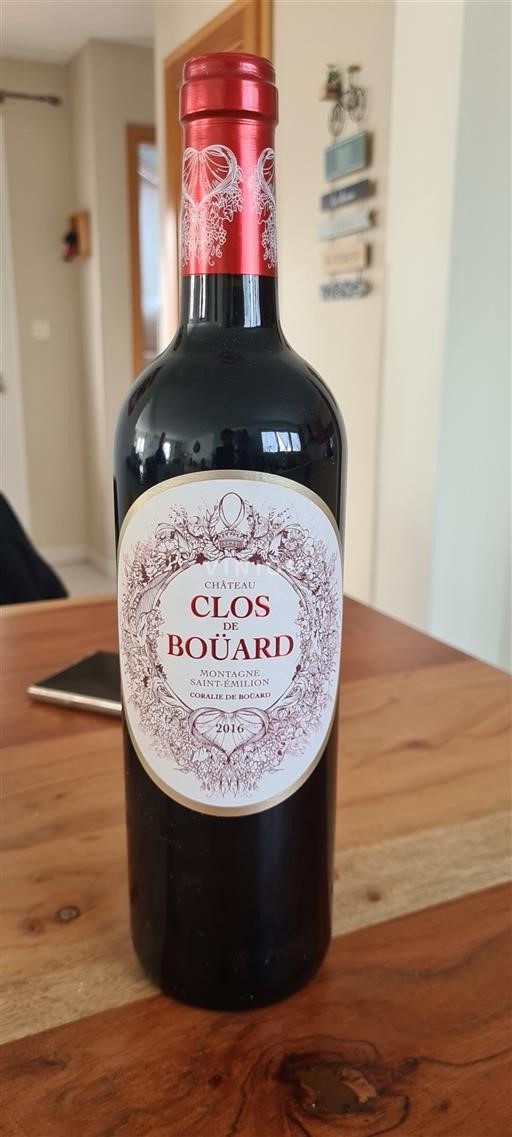 Bordeaux Montagne Saint-Émilion Château Clos de Boüard 2016