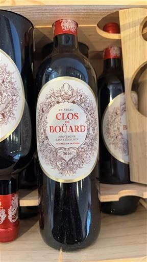 Bordeaux Montagne-Saint-Émilion Château Clos de Boüard 2016