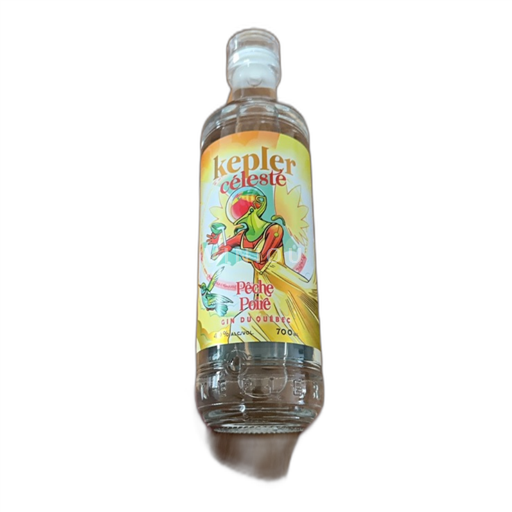 Rượu Gin Rượu gin Thủ công Kepler céleste - pêche-poire  Appalaches distillerie 5a Canada Québec Quebec