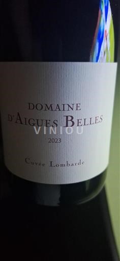 Languedoc Unspecified Domaine Aigues Belles Lombarde 2023