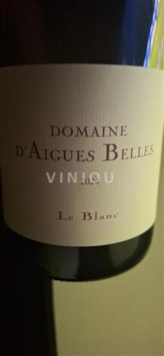 Languedoc Domaine Aigues Belles Le Blanc 2024