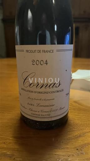 Rhône-dalen Cornas EARL Lemenicier 2004