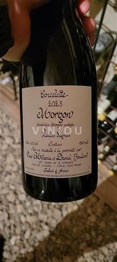 Beaujolais Morgon Daniel Bouland Vieilles Vignes 2023