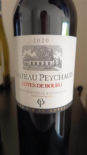 Bordeaux Côtes-de-Bourg Château Peychaud 2020
