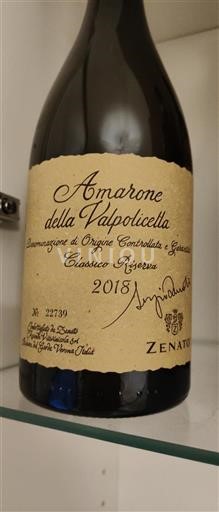 Veneto Amarone della Valpolicella Zenato Classico Riserva 2018