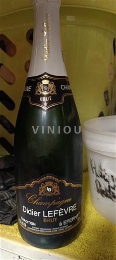 Champagne Champagner Didier Lefèvre Tradition Ohne Jahrgang