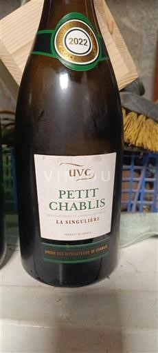 Bourgogne Petit-chablis Union des Viticulteurs de Chablis La Singulière 2022