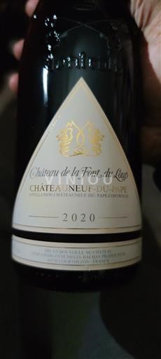 Rhônen laakso Châteauneuf-du-Pape Château La Font du Loup 2020
