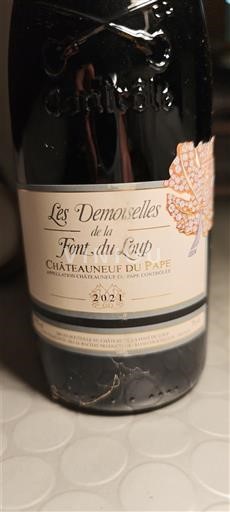 Valle del Rodano Châteauneuf-du-Pape Font du Loup Les Demoiselles 2021