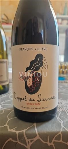 Rhônedalen Côtes du Rhône François Villard L'appel des Sereines 2022