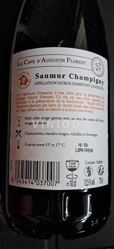 Loirevallei Saumur-champigny La Cave Augustin Florent 2023