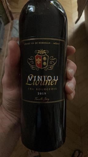 Bordeaux Médoc Cru Bourgeois Liouner 2019