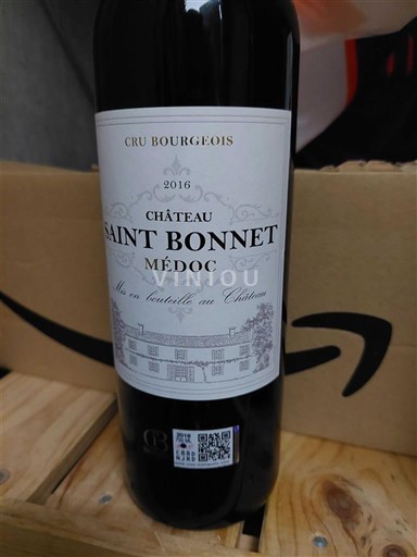 Bordeaux Médoc Cru Bourgeois Château Saint Bonnet 2016