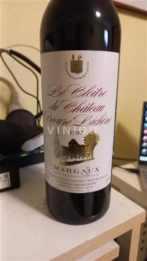 Bordeaux Margaux Château Prieuré-Lichine Le Cloître 1997