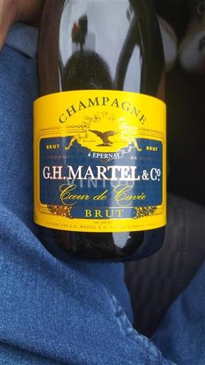 Champaña Champán G.H. Martel & C° Cœur de Sin añada
