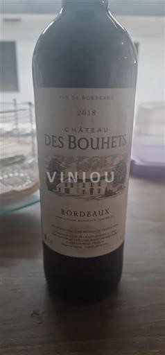 Bordeaux Château Des Bouhets 2018